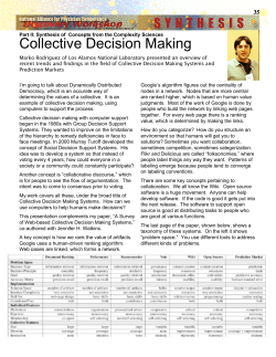 Collective Decision Making