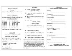 30 JUNE-01 JULY 2017 Hosted by Oudtshoorn Chess Club