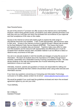 Dear Parent - Amazon Web Services