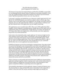 The gTLD Allocation Problem
