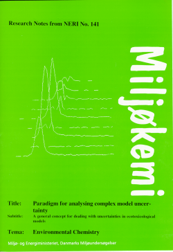 Paradigm for analysing complex model uncertainty