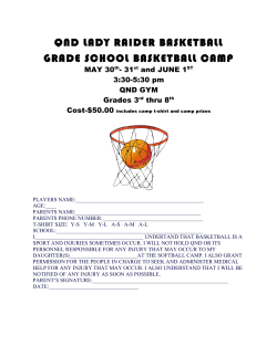 qnd lady raider basketball grade school basketball camp