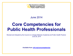 COUNCIL ON LINKAGES BETWEEN