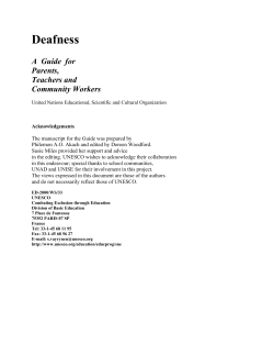 D eaf - Unesco