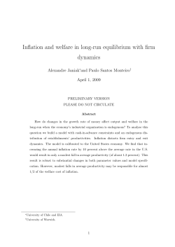 Inflation and welfare in long-run equilibrium with firm dynamics