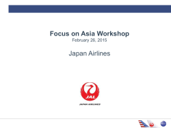 Japan Airlines presentation