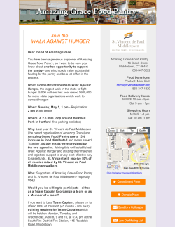 Join the WALK AGAINST HUNGER - St. Vincent de Paul Middletown