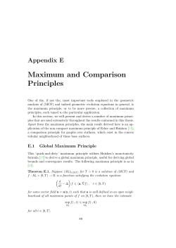 Maximum and Comparison Principles - diss.fu