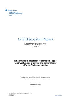 Drivers of and barriers to public adaptation to climate change
