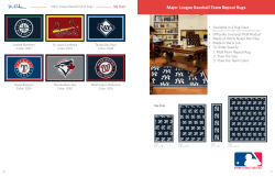 Major League Baseball Team Repeat Rugs