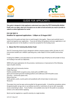 Guide for Applicants