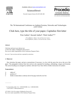 MS Word Template