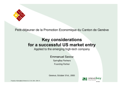 Key considerations for a successful US market entry