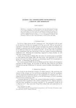 ALMOST ALL GENERALIZED EXTRASPECIAL p