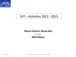 Slides - Agenda INFN