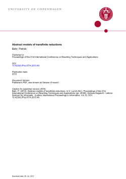 Abstract models of transfinite reductions