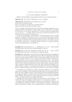 2. Lecture 2 Hilbert`s theorems Hilbert`s theorem follows - b