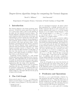 Degree-driven algorithm design for computing the Voronoi diagram
