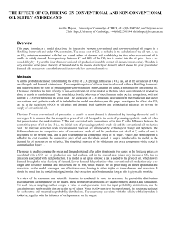 supplying synthetic crude oil from canadian oil sands