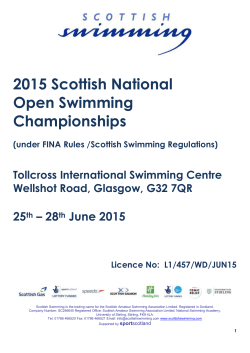 2015 Scottish National Open Swimming Championships (under