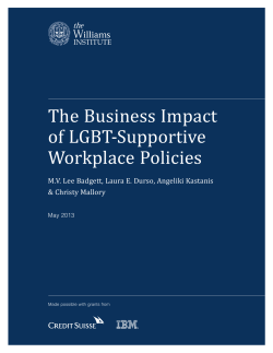 The Business Impact of LGBT-Supportive