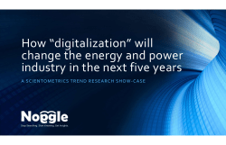 How &ldquo;digitalization&rdquo; will change the energy and power
