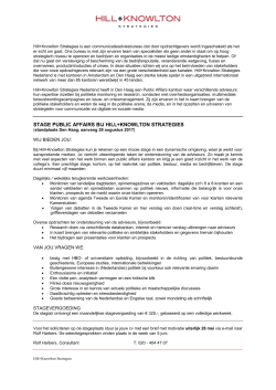 Netherlands - Hill+Knowlton Strategies