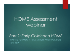 HOME Assessment Training 2