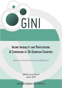 income inequality and participation