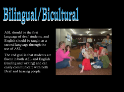 bibi - Deaf-Education-Practicum-Work