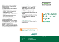 An introduction to Accredited Agents