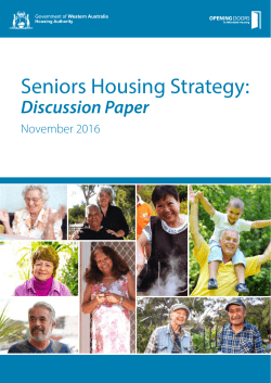Seniors Housing Strategy
