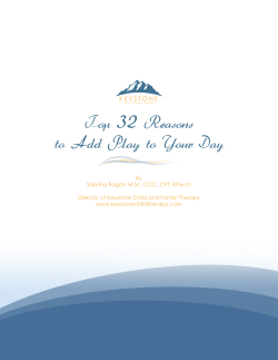 Possibilities Within FASD - KEYSTONE child and family therapy