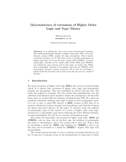 (In)consistency of extensions of Higher Order Logic and Type Theory
