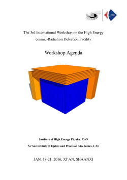 Institute of High Energy Physics, CAS Xi`An Institute of Optics and