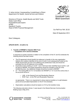 Eich cyf - Health in Wales