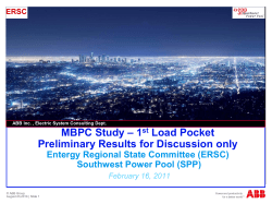 Title Subtitle - Southwest Power Pool