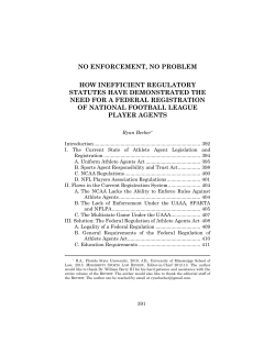 no enforcement, no problem how inefficient regulatory statutes have