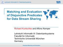 Properties - Lehrstuhl f&uuml;r Datenbanksysteme