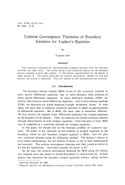 Uniform Convergence Theorems of Boundary Solutions for