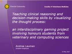 Teaching Clinical Reasoning and Decision