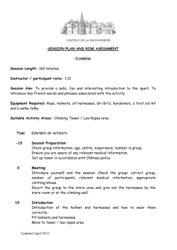 session plan and risk asessment