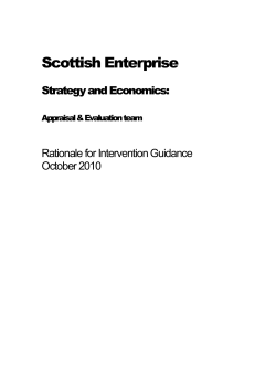 Scottish Enterprise - Evaluations Online
