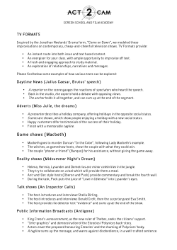 Game shows (Macbeth)