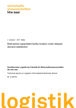 Multi-period capacitated facility location under delayed