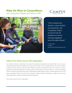 Make the Move to CampusNexus