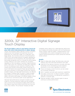 3200L 32" Interactive Digital Signage Touch Display