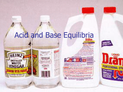 Acid and Base Equilibria