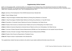 Supplement. eFigure. Summary of the Development of the ICHOM