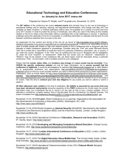 Educational Technology Conferences